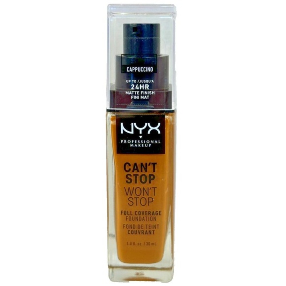 NYX PROF. MAKEUP Can't Stop Won't Stop‎ Foundation Cappuccino 24 Hour Coverage
